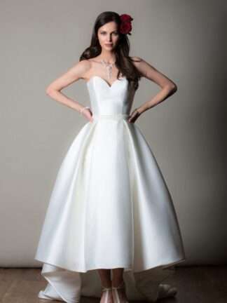 Eva Lendel Brie glitter Wedding Dress Chameleon Bride Dorset