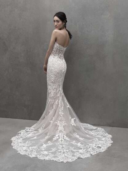 MJ660W Madison James Wedding Dress. Strapless sweetheart bridal gown for brides with curves in Dorset
