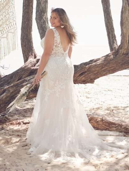 Rebecca-Ingram-Faustine Chameleon Bride Plus Size Wedding Dress Dorset