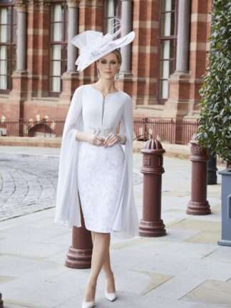 991817 Veni Infantino Silver dress. Mother of the Bride groom Dress.