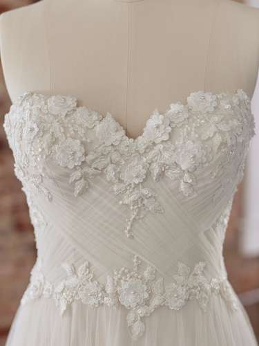 Valetta Maggie Sottero Wedding Dress. Grecian style boho. Chameleon Bride Bournemouth Dorset