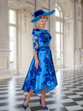 IR7132 Irresistible Dress bright blue aline. Chameleon Mother of the Bride Bournemouth Dorset