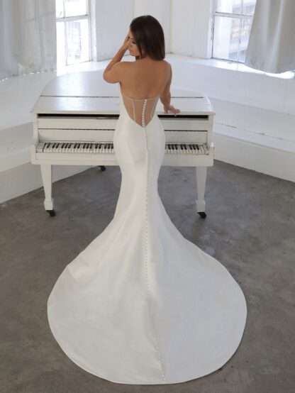 Nanelle Enzoani Blue Wedding Dress.