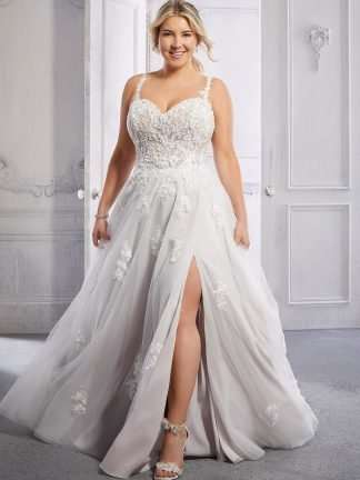 Courtney 3334 Morilee Plus Size Wedding Dress