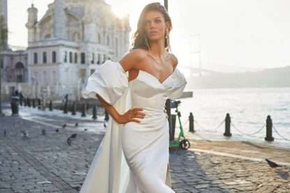 Gigi Milla Nova Wedding Dress White and Lace Chameleon Bride Bournemouth Dorset