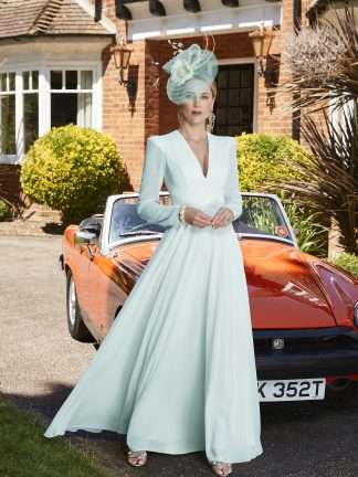 29662B Veni Infantino. Long sleeve floaty flowy maxi dress for Mother of the Bride \Groom Hampshire