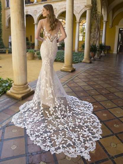 Petal Enzoani Blue Wedding Dress Chameleon Bride Dorset