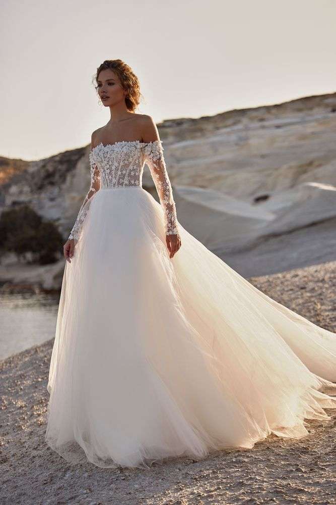 Demetra Milla Nova White Lace Wedding Dress Chameleon Dorset