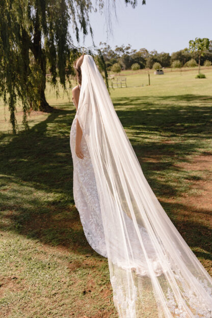 Sylvie Madi Lane beaded sparkly veil. Chameleon Bride Bournemouth Dorset