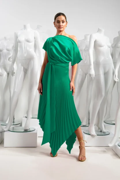 Kevan Jon Mila emerald aline dress. Chameleon Bournemouth Dorset